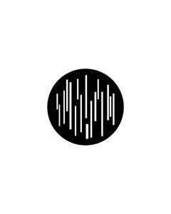 Standard Steel Gobo #79662 - Linear 9 - Size M (66mm)