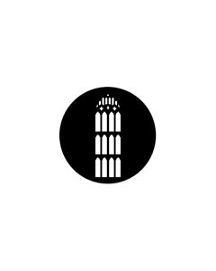 Standard Steel Gobo #77147 - Belfry - Size M (66mm)