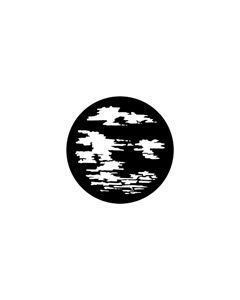 Standard Steel Gobo #79065 - Cloud 15 - Size M (66mm)