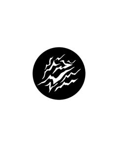Standard Steel Gobo #71047 - Smoke Screen - Size M (66mm)