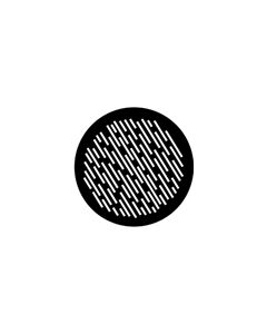 Standard Steel Gobo #77012 - Rain A - Size M (66mm)