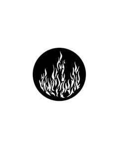 Standard Steel Gobo #77175 - Flames 1 - Size M (66mm)