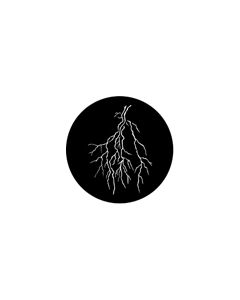 Standard Steel Gobo #77630 - Lightning 5 - Size M (66mm)