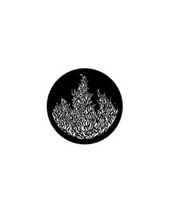 Standard Steel Gobo #77859 - Flames 3 - Size M (66mm)