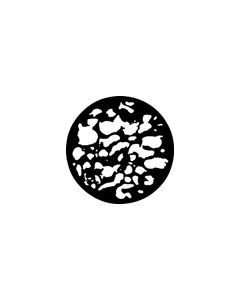Standard Steel Gobo #78223 - Leaf Blobs - Size M (66mm)