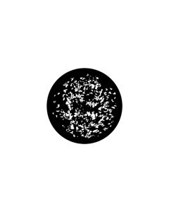 Standard Steel Gobo #79114 - Dense Leaves 2 - Size M (66mm)