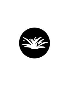 Standard Steel Gobo #78134 - Splish - Size M (66mm)