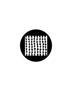 Standard Steel Gobo #76501 - Wobbly Abacus - Size M (66mm)