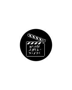 Standard Steel Gobo #77938 - Clapperboard - Size M (66mm)