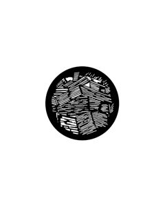 Standard Steel Gobo #77441 - Saigon Roofs 2 - Size E (37.5mm)