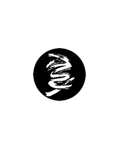 Standard Steel Gobo #77535 - Brush Stroke 2 - Size E (37.5mm)