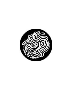 Standard Steel Gobo #78231 - Wood Grain - Size E (37.5mm)