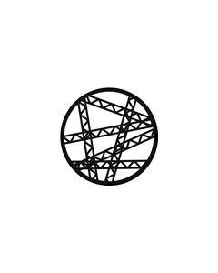 Standard Steel Gobo #78464 - Truss Jumble - Size E (37.5mm)