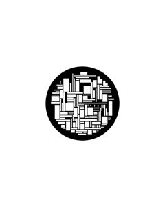 Standard Steel Gobo #79082 - Choc-block - Size E (37.5mm)