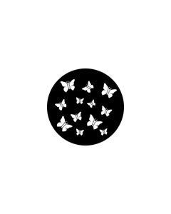 Standard Steel Gobo #76508 - Butterflies - Size E (37.5mm)