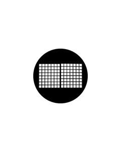 Standard Steel Gobo #78489 - Warehouse Window - Size E (37.5mm)