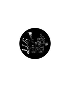 Standard Steel Gobo #71012 - City Nightscape - Size E (37.5mm)