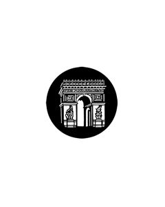 Standard Steel Gobo #77304 - Arc de Triomphe - Size E (37.5mm)