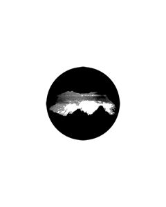 Standard Steel Gobo #77607 - Meshed Cove - Size E (37.5mm)
