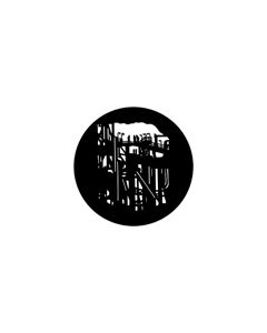 Standard Steel Gobo #78025 - Factory - Size E (37.5mm)