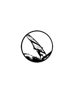 Standard Steel Gobo #78512 - Windsurfer - Size E (37.5mm)