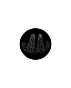 Standard Steel Gobo #79025 - Tall Towers - Size E (37.5mm)