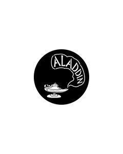 Standard Steel Gobo #76534 - Aladdin 1 - Size E (37.5mm)