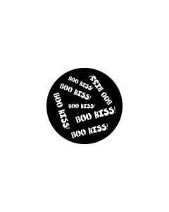 Standard Steel Gobo #76592 - Panto Words 4 - Size E (37.5mm)