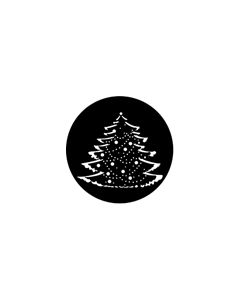 Standard Steel Gobo #77227 - Christmas Tree Complete - Size E (37.5mm)