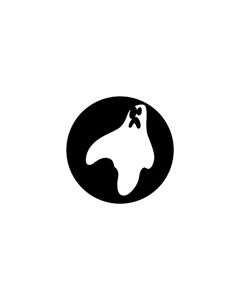 Standard Steel Gobo #78103 - Ghost 1 - Size E (37.5mm)