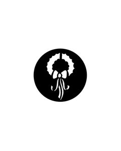 Standard Steel Gobo #78374 - Simple Wreath - Size E (37.5mm)