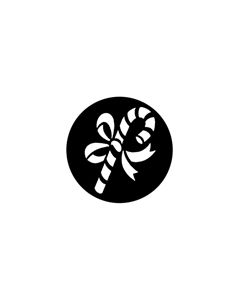 Standard Steel Gobo #78375 - Candy Cane - Size E (37.5mm)