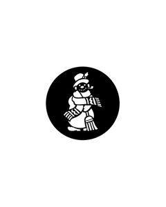 Standard Steel Gobo #78386 - Frosty 2 - Size E (37.5mm)