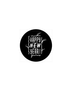 Standard Steel Gobo #78391 - Happy New Year 3 - Size E (37.5mm)