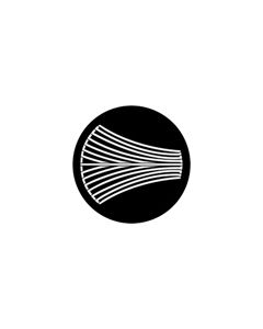 Standard Steel Gobo #71046 - Shell - Size E (37.5mm)