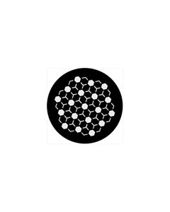 Standard Steel Gobo #74007 - Symmetric 7 - Size E (37.5mm)