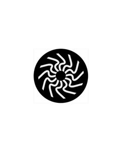 Standard Steel Gobo #74058 - Organic 8 - Size E (37.5mm)