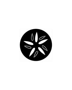 Standard Steel Gobo #74061 - Organic 11 - Size E (37.5mm)