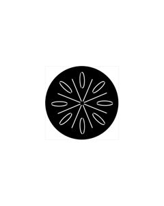 Standard Steel Gobo #74062 - Organic 12 - Size E (37.5mm)