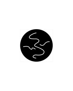 Standard Steel Gobo #74063 - Organic 13 - Size E (37.5mm)