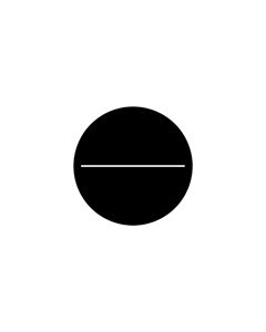 Standard Steel Gobo #77891 - Laser Line - Size E (37.5mm)