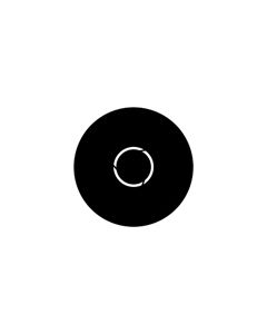 Standard Steel Gobo #77892 - Laser Cone - Size E (37.5mm)