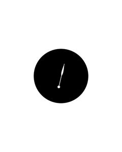 Standard Steel Gobo #77922 - Minute Hand - Size E (37.5mm)