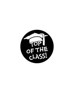 Standard Steel Gobo #76517 - Top of the Class - Size E (37.5mm)