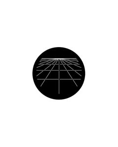 Standard Steel Gobo #77880 - Computer Grid - Size E (37.5mm)