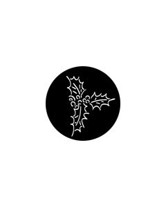 Standard Steel Gobo #76575 - Holly 1 - Size E (37.5mm)