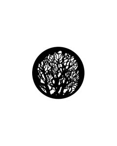 Standard Steel Gobo #77404 - Tree 4 - Size E (37.5mm)