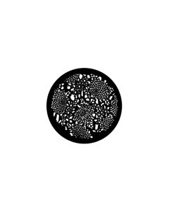 Standard Steel Gobo #77533 - Floral 4 - Size E (37.5mm)