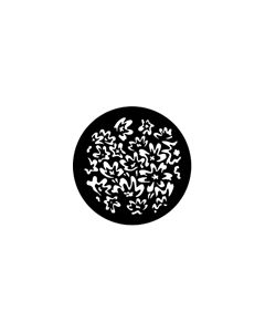 Standard Steel Gobo #77547 - Floral 7 - Size E (37.5mm)