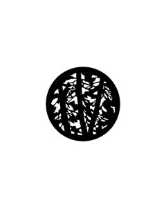 Standard Steel Gobo #77734 - Pine Trees - Size E (37.5mm)